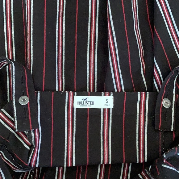 Beautiful Striped Button Front Mini Dress - Picture 6 of 6